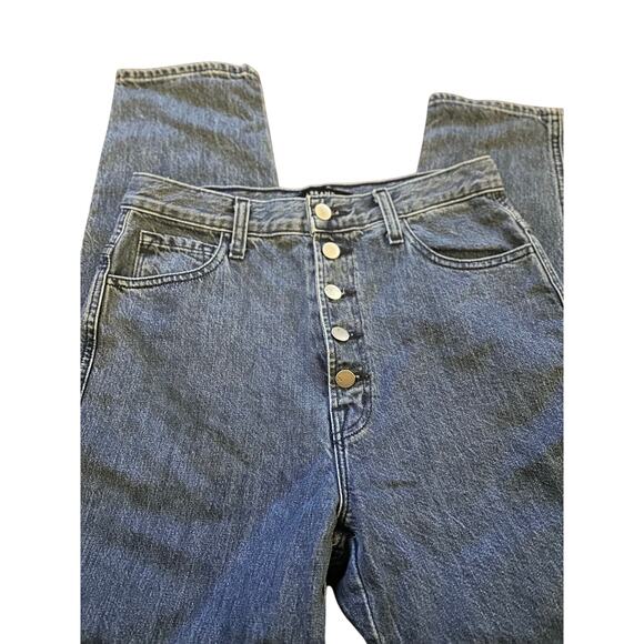 J Brand Women's High-Rise Button Fly Cropped Jeans, Heather Electrify, Size 27 - Picture 7 of 9